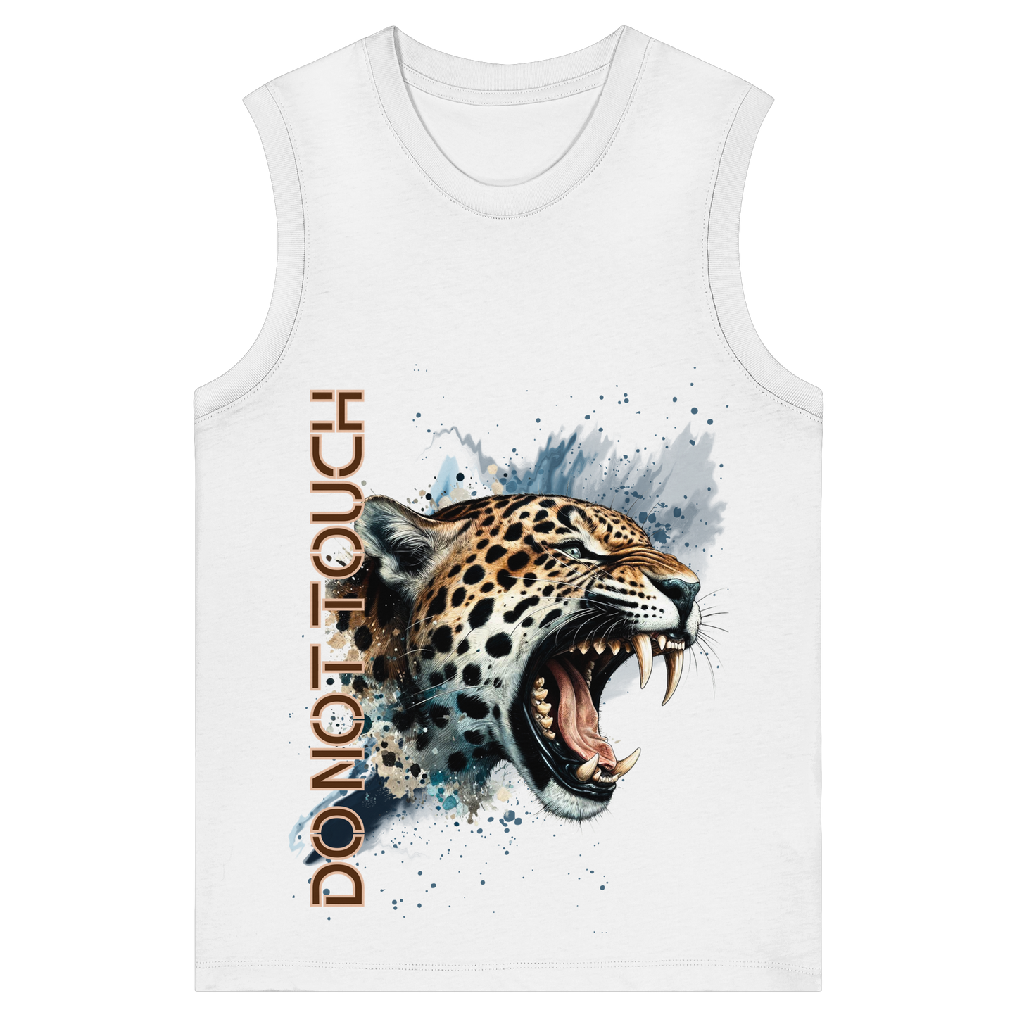 Tropical Leopard  Womens Organic Tank Top I Jungle Animal Print für Streetwear I Urban Boho Fashion & Wildlife Style