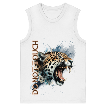Tropical Leopard  Womens Organic Tank Top I Jungle Animal Print für Streetwear I Urban Boho Fashion & Wildlife Style