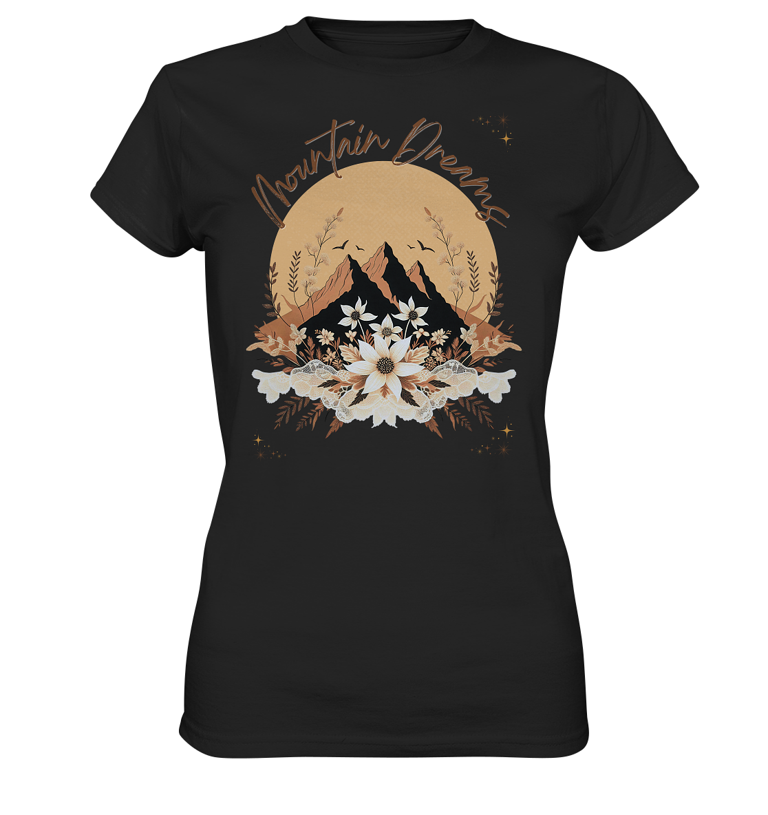 Mountain Dreams T-Shirt – Alpen Style Fashion für Outdoor, Freizeit und Bergliebhaber