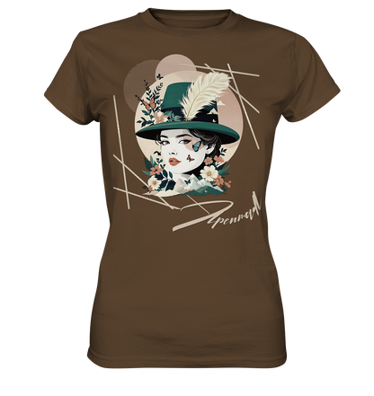 Alpen Style Damen Shirt  Moderne Trachtenmode für Wiesn, Volksfest und Freizeit