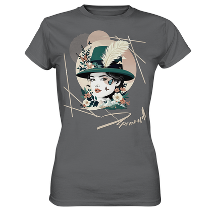 Alpen Style Damen Shirt  Moderne Trachtenmode für Wiesn, Volksfest und Freizeit