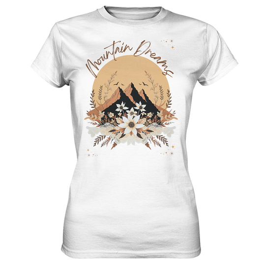 Mountain Dreams T-Shirt – Alpen Style Fashion für Outdoor, Freizeit und Bergliebhaber