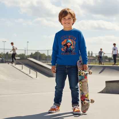 Kinder Sweater Little Legend – cooler Pullover für Jungen und Mädchen in Schule und Freizeit