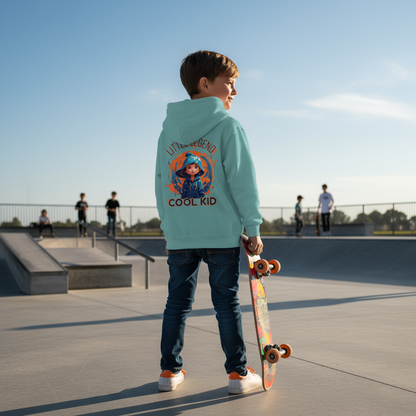 Kinder Hoodie Little Legend – cooler Kapuzenpullover für Jungen und Mädchen in Schule und Freizeit