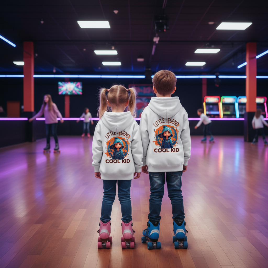 Kinder Hoodie Little Legend – cooler Kapuzenpullover für Jungen und Mädchen in Schule und Freizeit