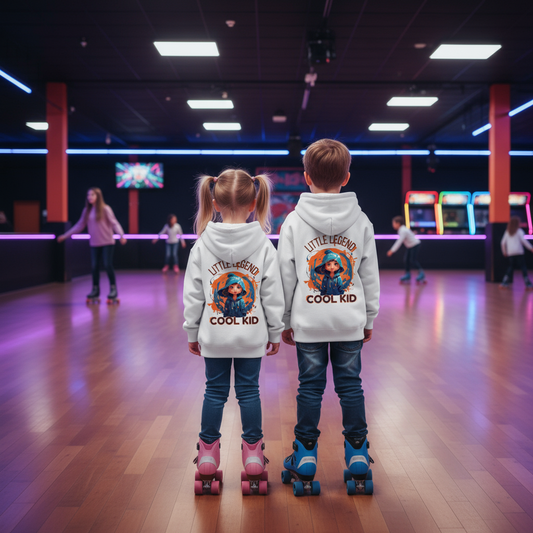 Kinder Hoodie Little Legend – cooler Kapuzenpullover für Jungen und Mädchen in Schule und Freizeit