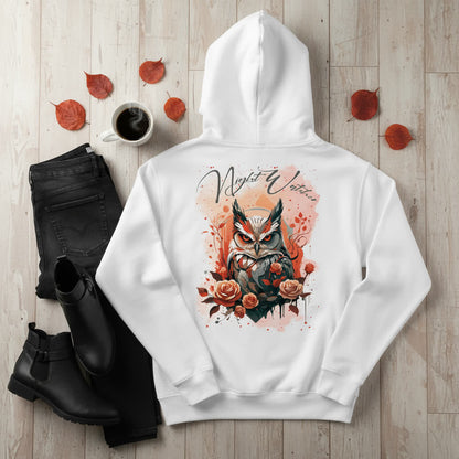 Bequemer Damen Organic Hoodie mit intensivem Dark-Art-Motiv und weicher Innenseite.