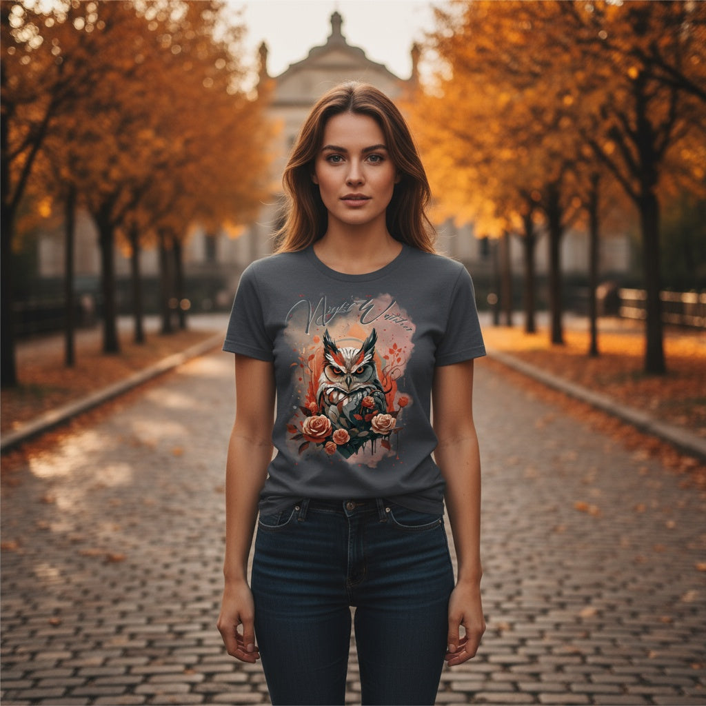 Hochwertiges Damen-Shirt mit intensivem Dark-Art-Motiv und angenehmer Passform