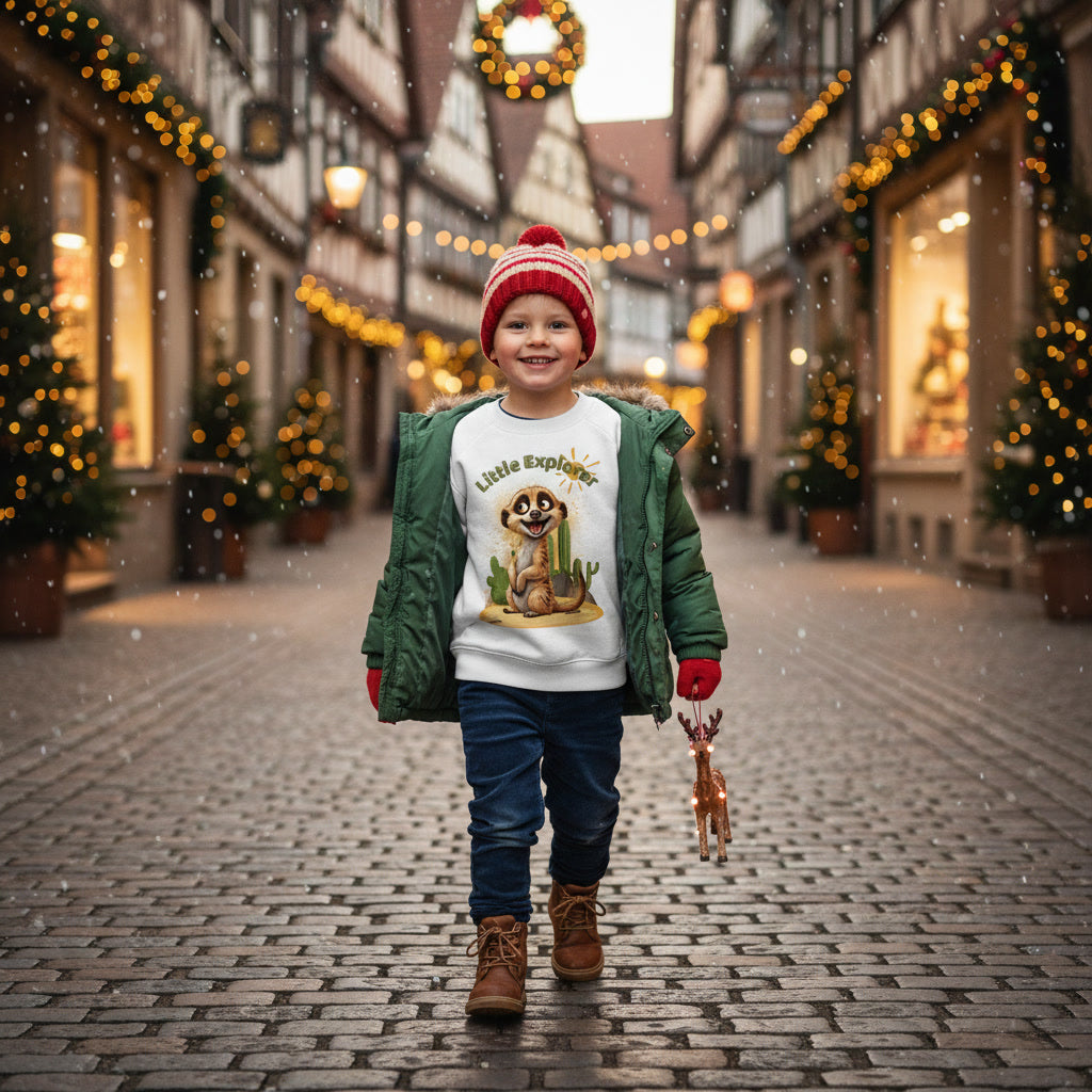 Kids Sweatshirt Meerkat