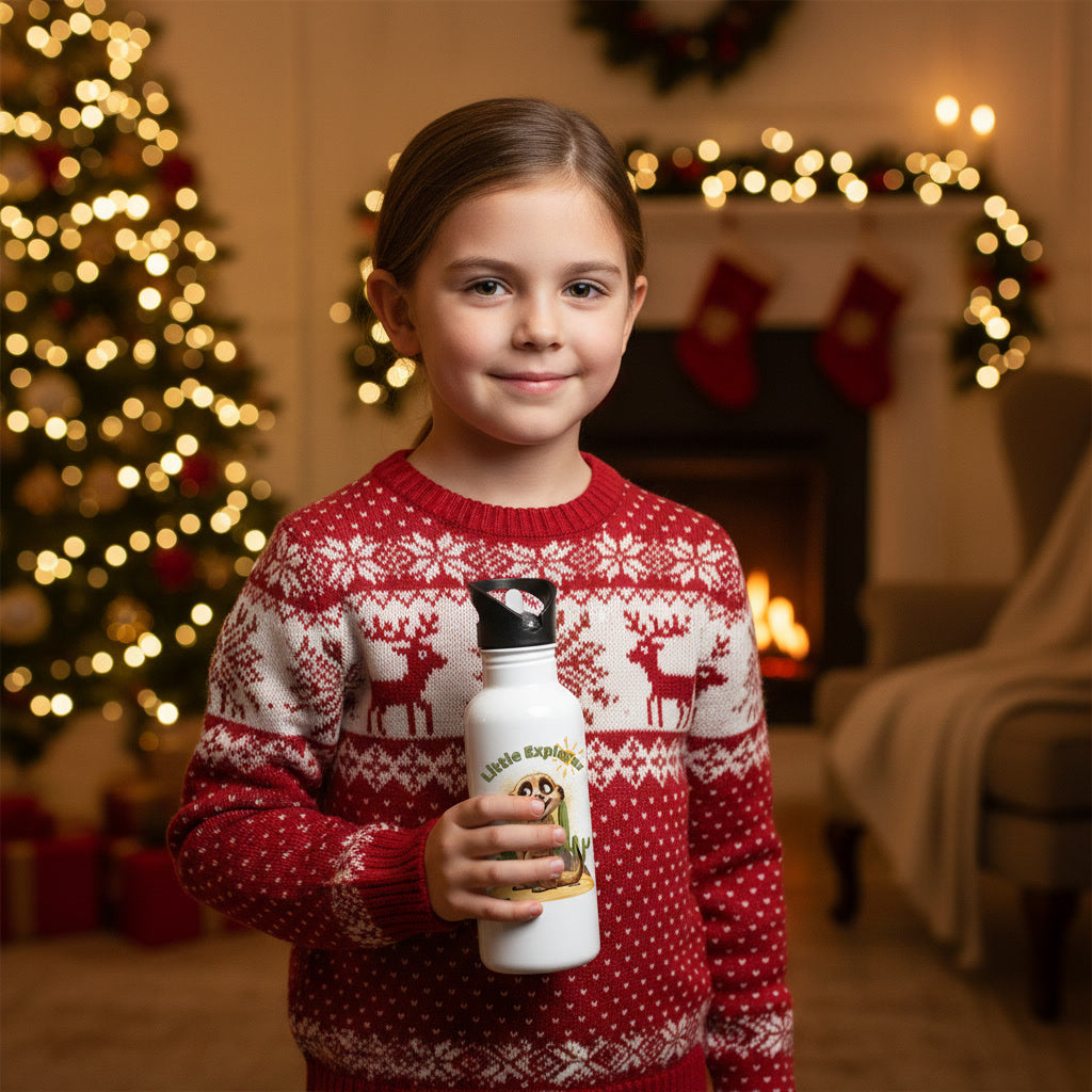 Little Explorer Kinder-Trinkflasche Edelstahl