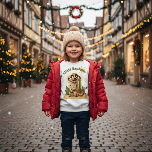 Kids Sweatshirt Meerkat