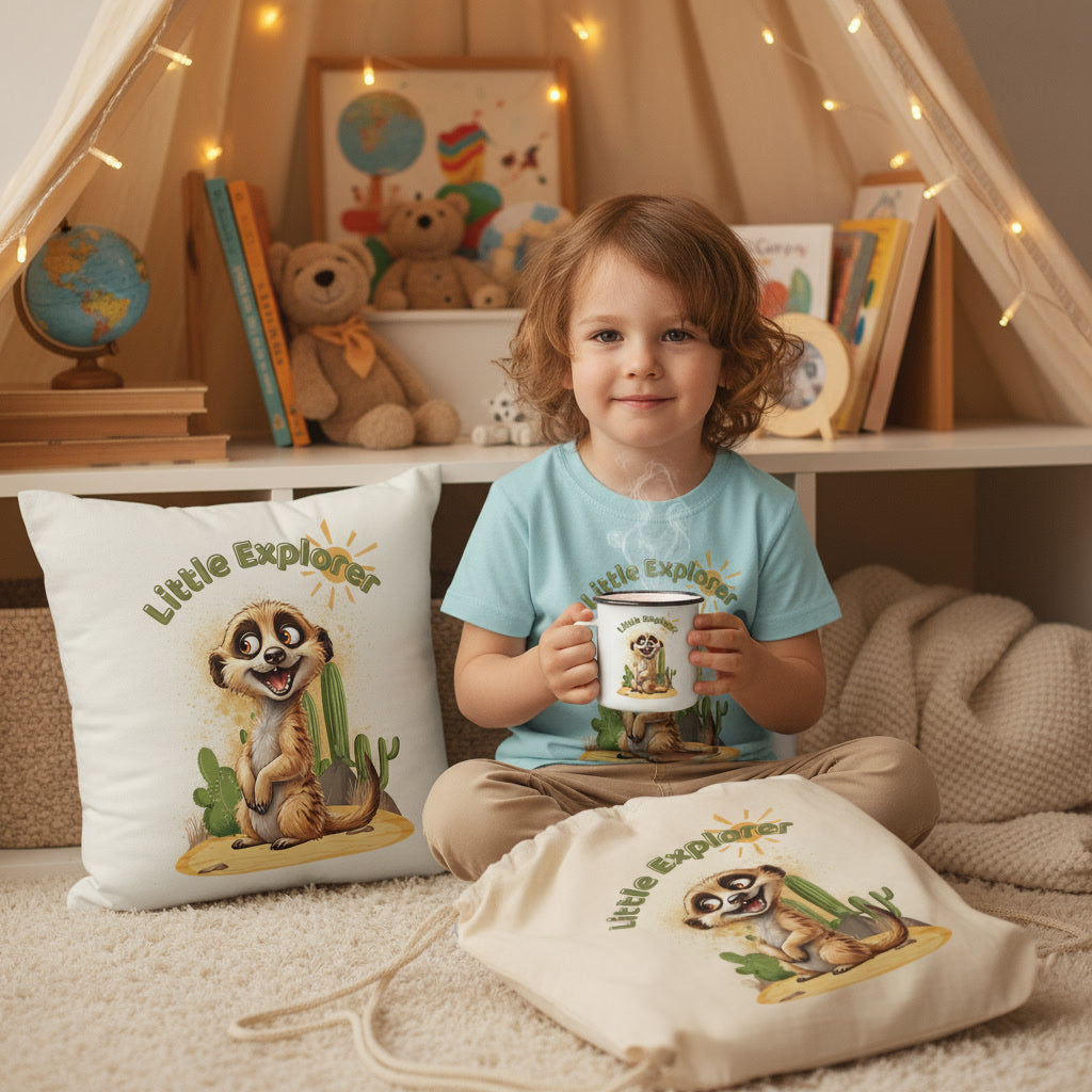Little Explorer Meerkat Kissen 40×40