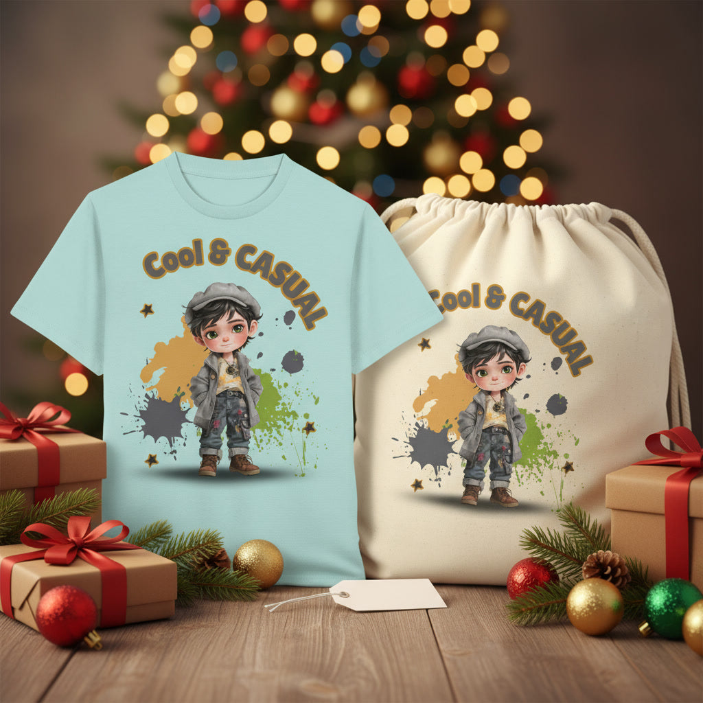 Kids Organic Shirt Cool & Casual – Jungen T-Shirt aus Bio-Baumwolle im Streetstyle Look