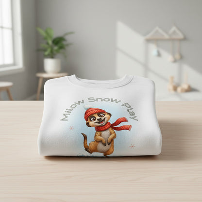 Milow Snow Play – Wintermotiv Sweatshirt für Kinder