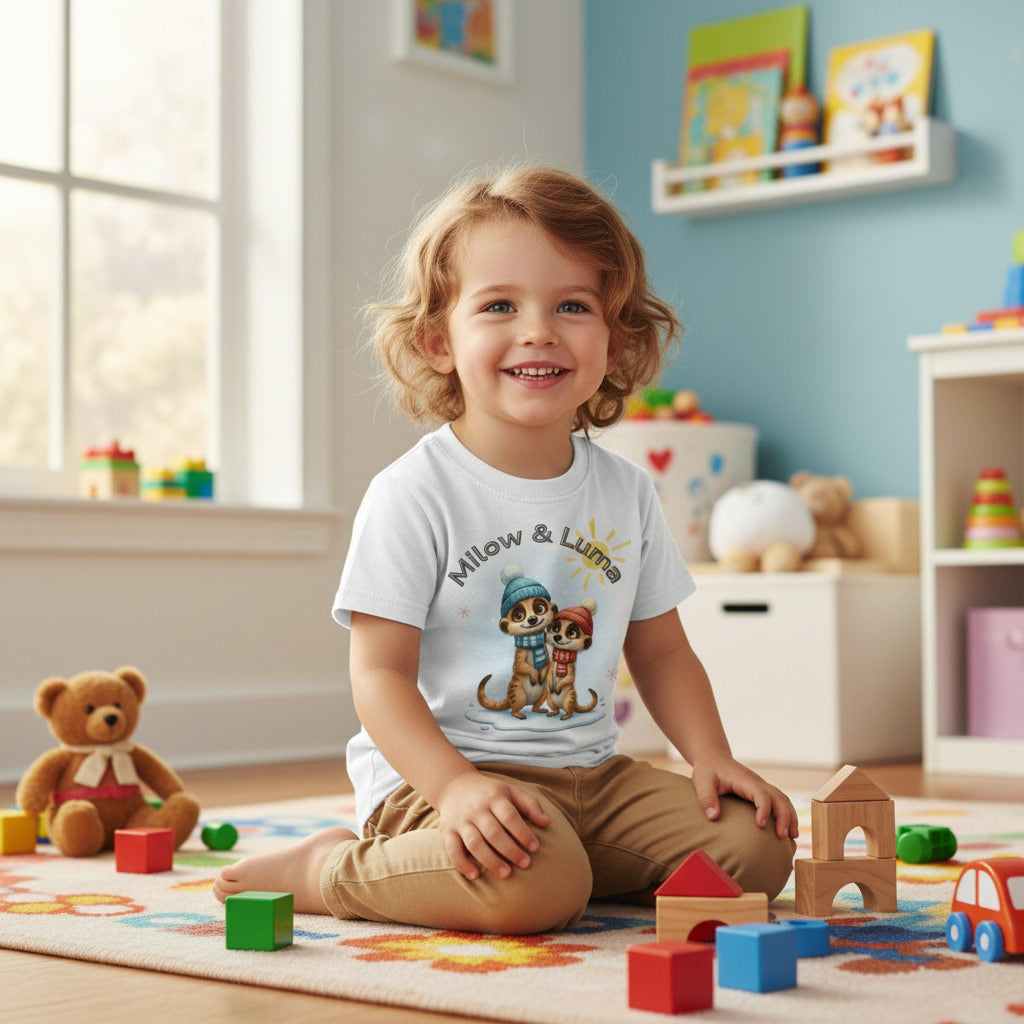 Milow - Kids Organic Shirt, weich, bequem und gemacht für echte Kindertage.