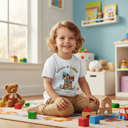 Milow - Kids Organic Shirt, weich, bequem und gemacht für echte Kindertage.