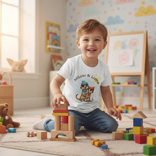 Milow - Kids Organic Shirt, weich, bequem und gemacht für echte Kindertage.