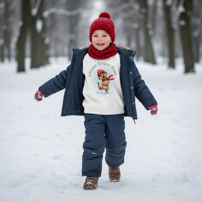 Milow Snow Play – Wintermotiv Sweatshirt für Kinder