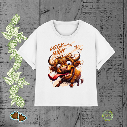 Wiesn Womens Organic Rolled Sleeves T-Shirt mit frechem Spruch – lustiges Oktoberfest Outfit, Trachtenlook modern, Geschenkidee für Volksfest & Biergarten