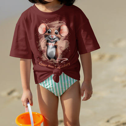 Kinder Bio T-Shirt mit süßem Maus-Motiv