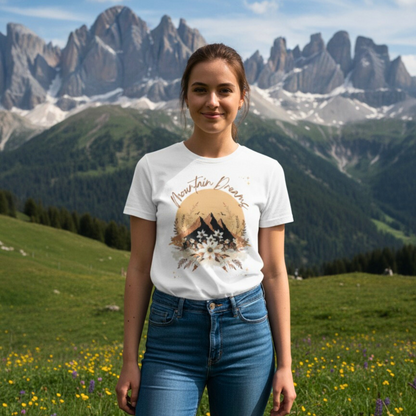Mountain Dreams T-Shirt – Alpen Style Fashion für Outdoor, Freizeit und Bergliebhaber