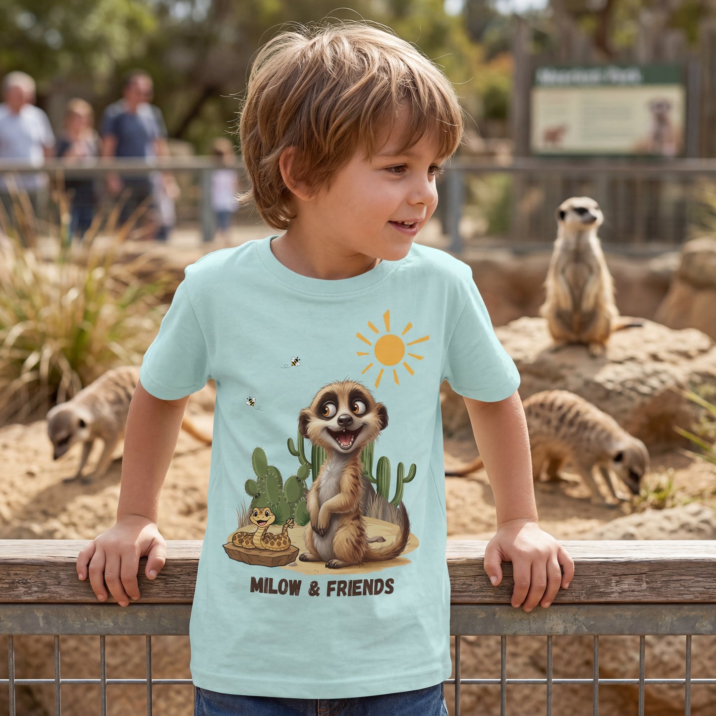 Milow Kids Organic Shirt, das freche Motiv von Kunst & Klamotte