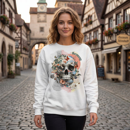 Germany Organic Oversize Sweatshirt Mein Herz bleibt hier