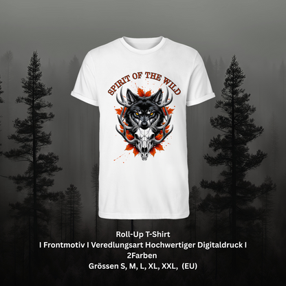 Outdoor Roll-Up T-Shirt Unisex – Spirit Style für Naturfans