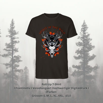 Outdoor Roll-Up T-Shirt Unisex – Spirit Style für Naturfans