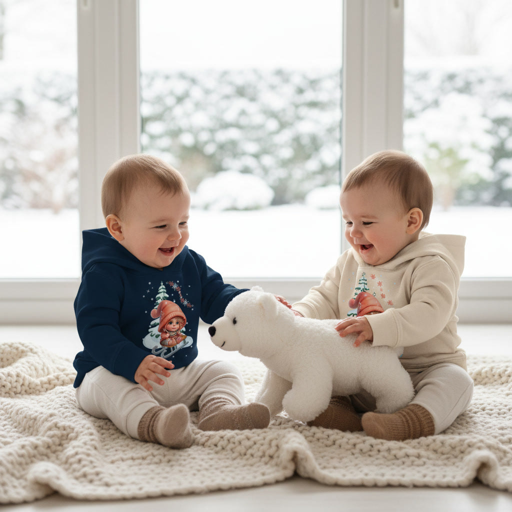 Baby Hoodie Bioqualität Winter