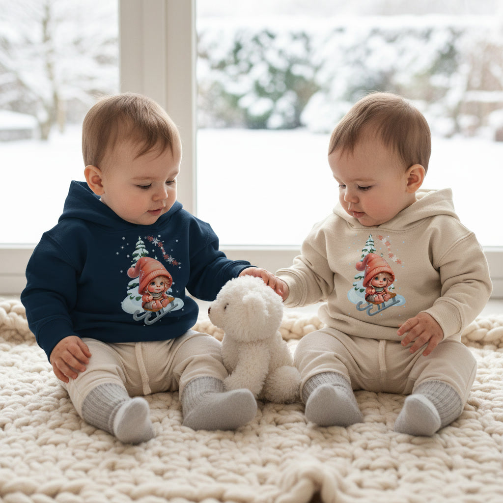 Baby Hoodie Bioqualität Winter