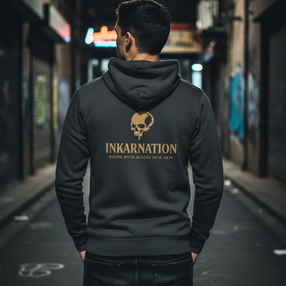 Hoodie „Inkanation  Schädelkunst - Organic Basic Hoodie