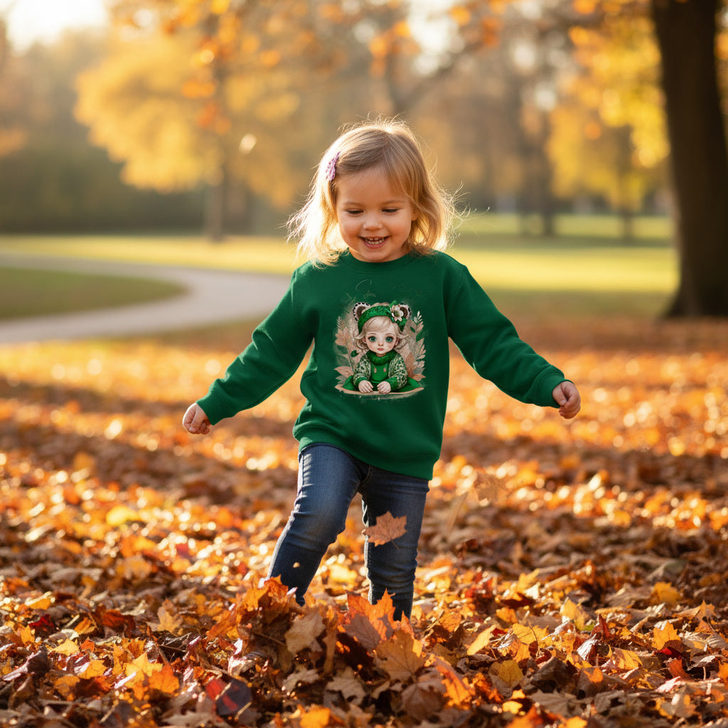 Girls Sweatshirt Little Star – Mädchen Pullover mit Direktdruck, warmer Herbst Sweater