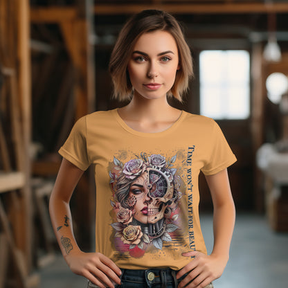 T-Shirt für Damen mit kunstvollem Print | Modernes Design für Alltag & Streetstyle