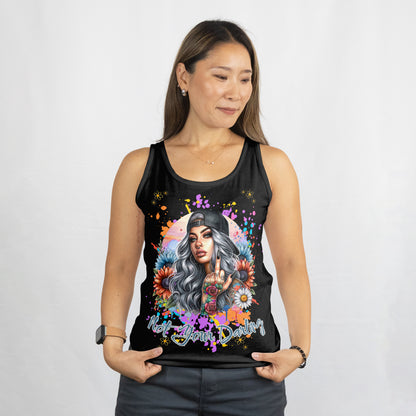 Provokantes Statement Womens Organic Fitted Tank Top