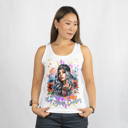 Provokantes Statement Womens Organic Fitted Tank Top