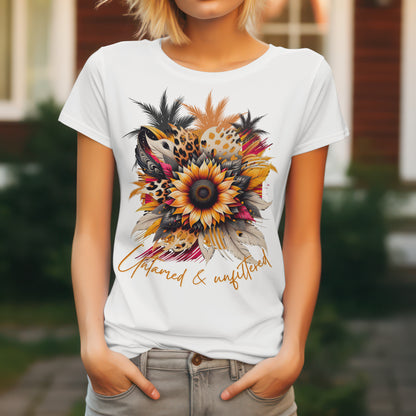 Fitted Ladies Organic Shirt mit kraftvollem Print für Damen