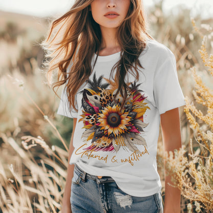 Fitted Ladies Organic Shirt mit kraftvollem Print für Damen