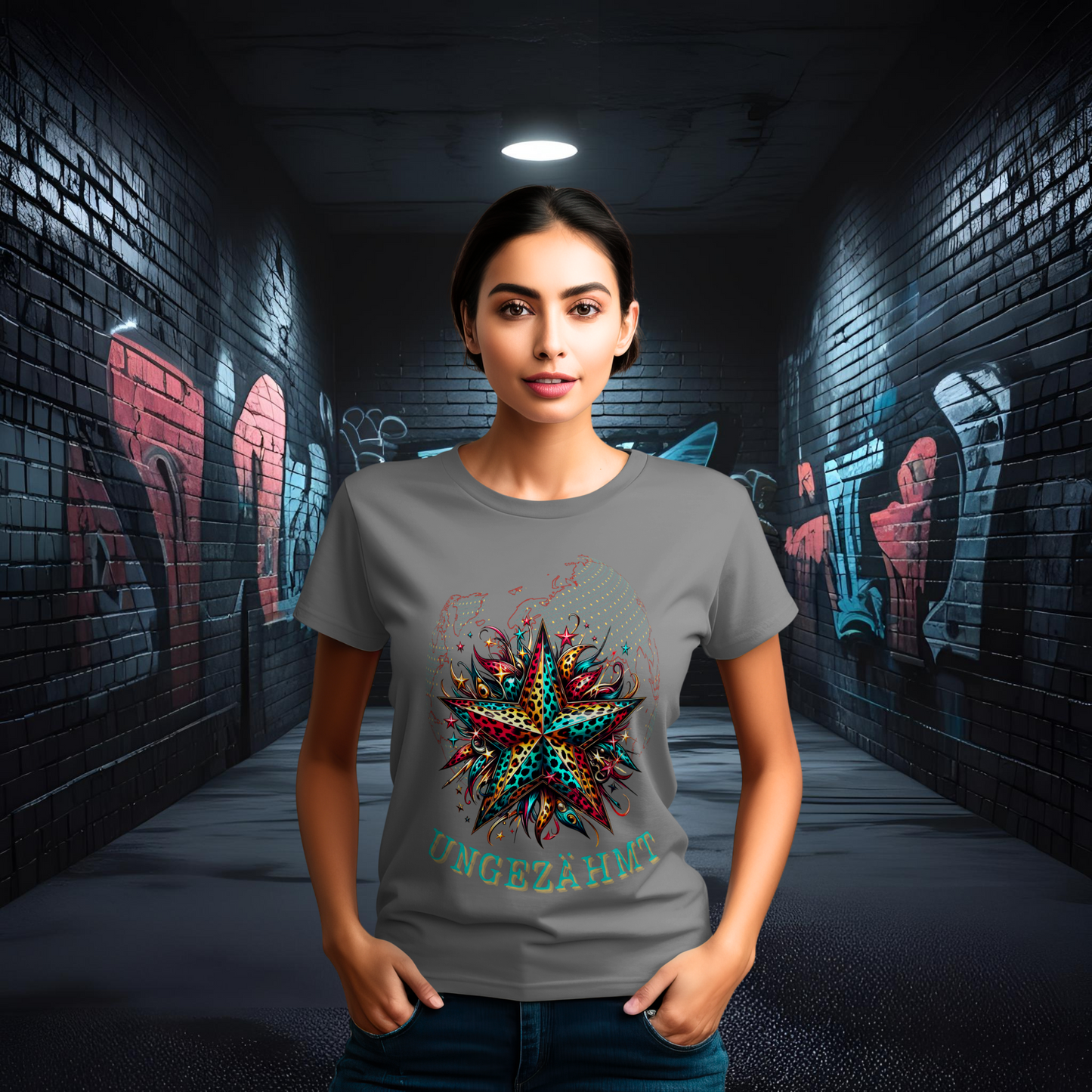 Womens Premium Classic T-Shirt modernes Festival- & Alltagsoutfit für Freigeister