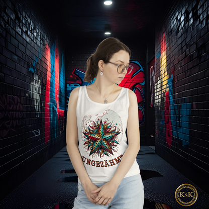 Ladies Tank-Top – rebellischer Look mit Stern-Design, modernes Festival- & Alltagsoutfit für Freigeister