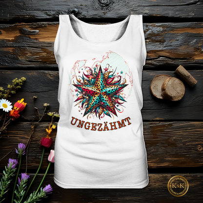 Ladies Tank-Top – rebellischer Look mit Stern-Design, modernes Festival- & Alltagsoutfit für Freigeister
