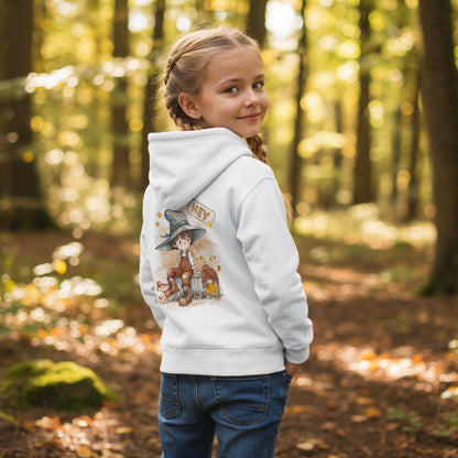 Herbstlicher Kinder Hoodie für Jungen und Mädchen – bequeme Freizeitmode für Schule und Alltag