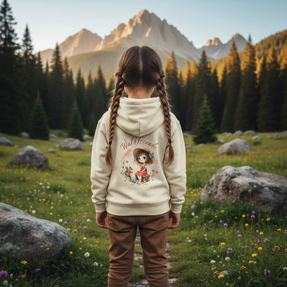 Mädchen Hoodie Waldfreunde – Bequeme Outdoor Mode für kleine Naturentdecker