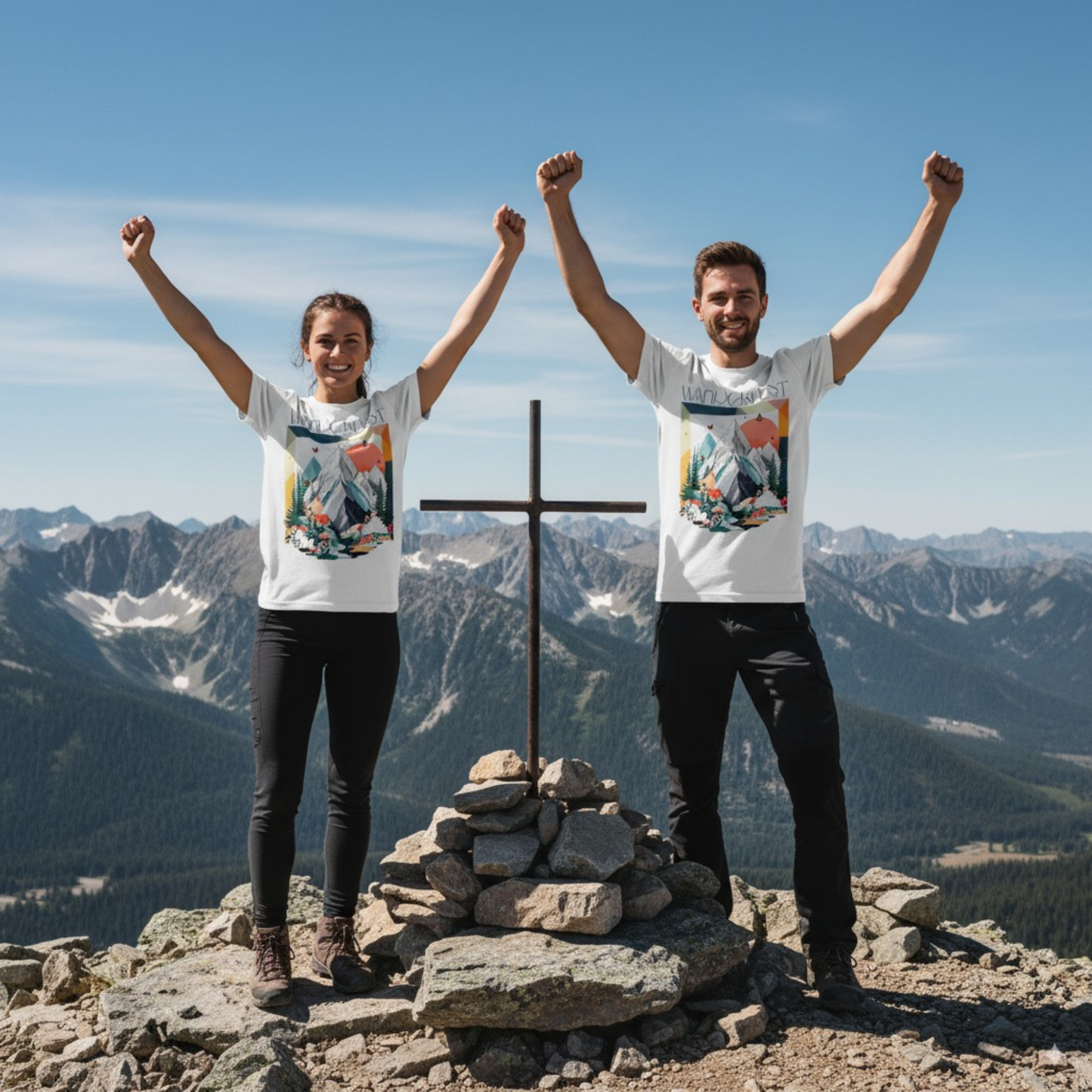 Organic Heavy T-Shirt für Naturliebhaber, Wander- & Abenteuer Look