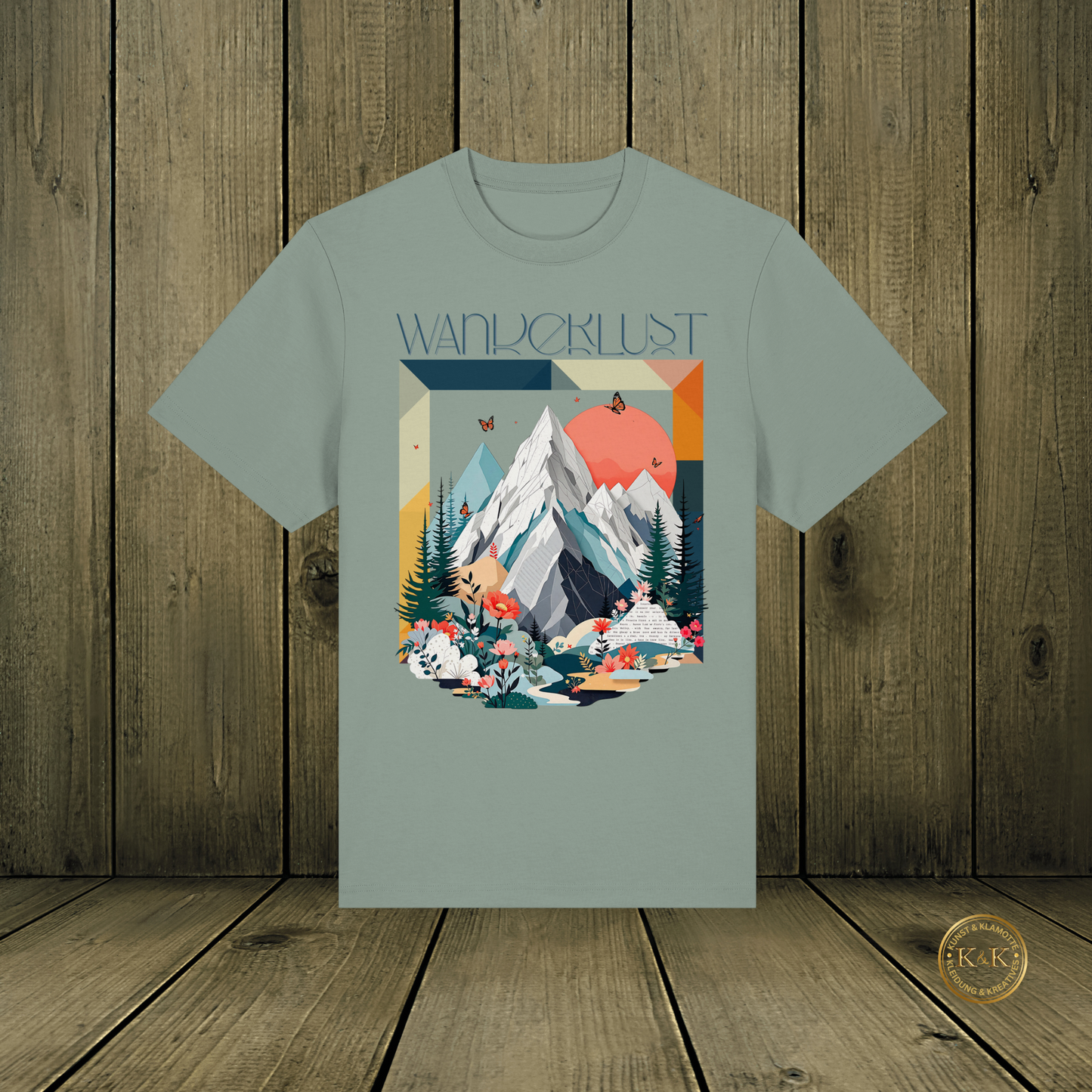 Organic Heavy T-Shirt für Naturliebhaber, Wander- & Abenteuer Look