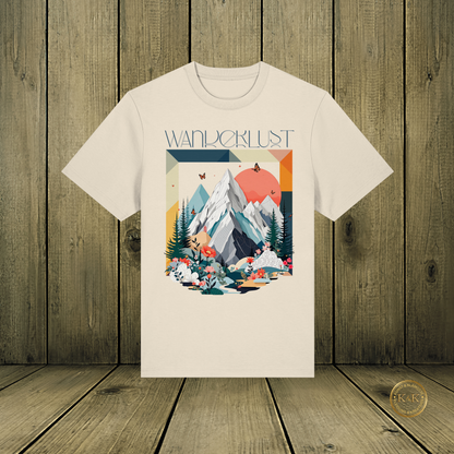 Organic Heavy T-Shirt für Naturliebhaber, Wander- & Abenteuer Look