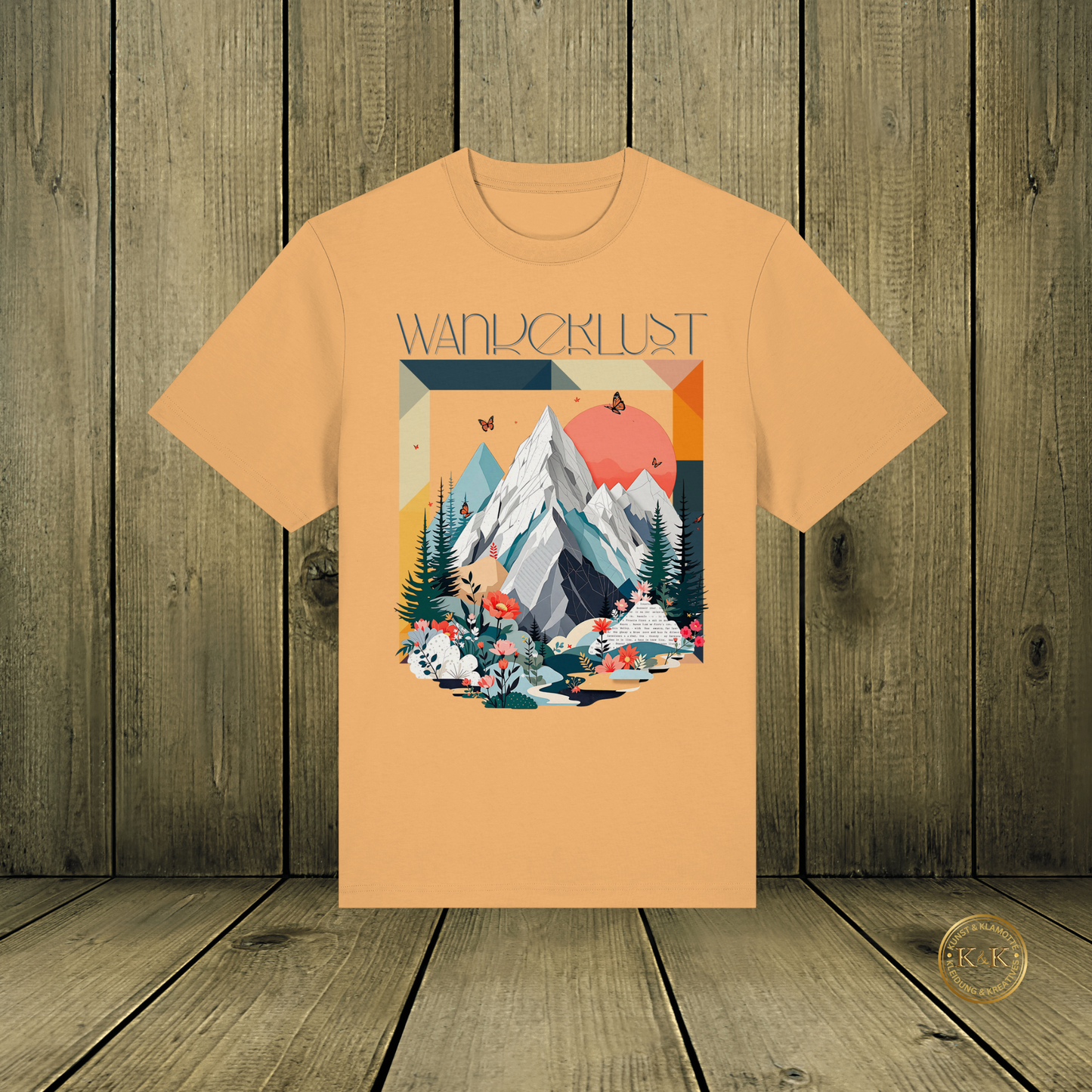 Organic Heavy T-Shirt für Naturliebhaber, Wander- & Abenteuer Look