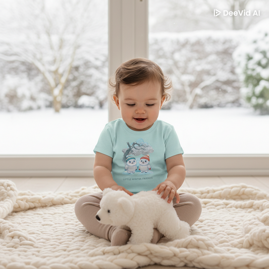 Little Winter Friends – Baby Organic Shirt