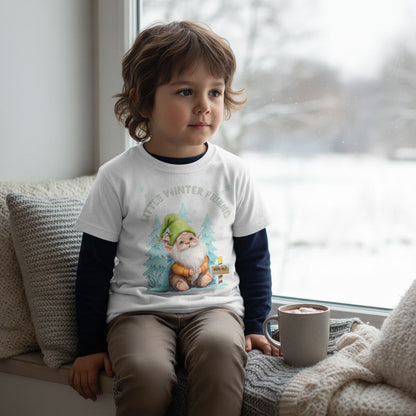 Little Winter Friend – Kinder Organic Shirt mit Winterwichtel